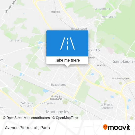 Avenue Pierre Loti map