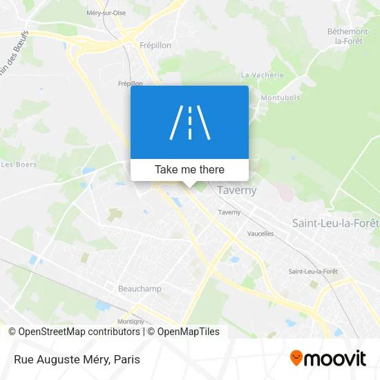 Rue Auguste Méry map