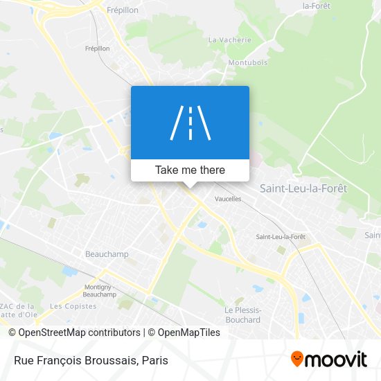 Rue François Broussais map