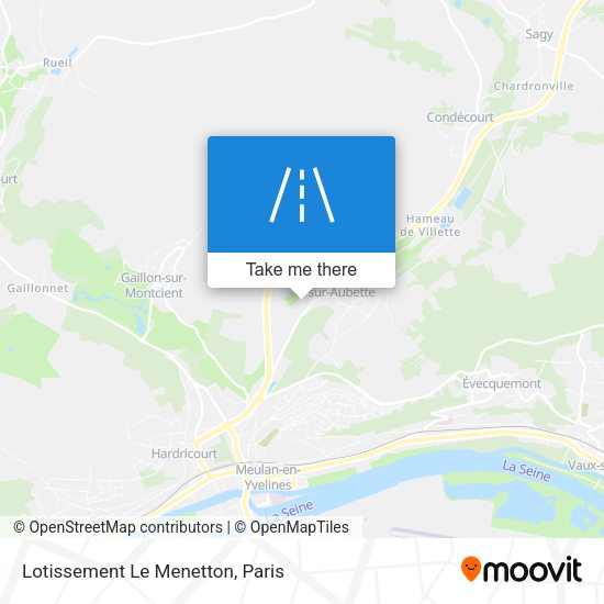 Lotissement Le Menetton map