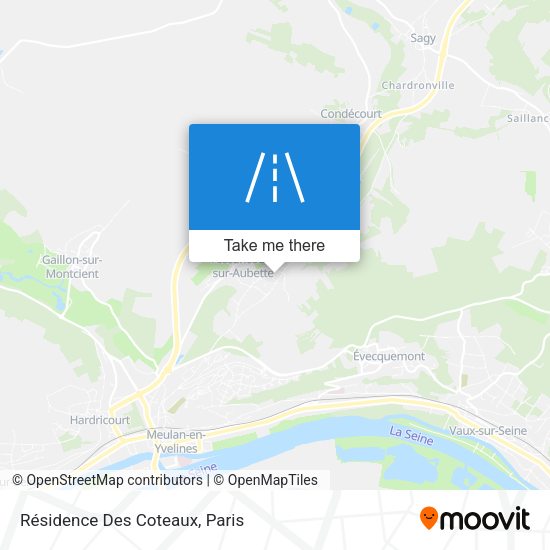 Résidence Des Coteaux map