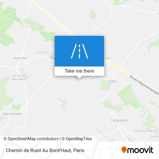 Chemin De Rueil Au Bord'Haut map