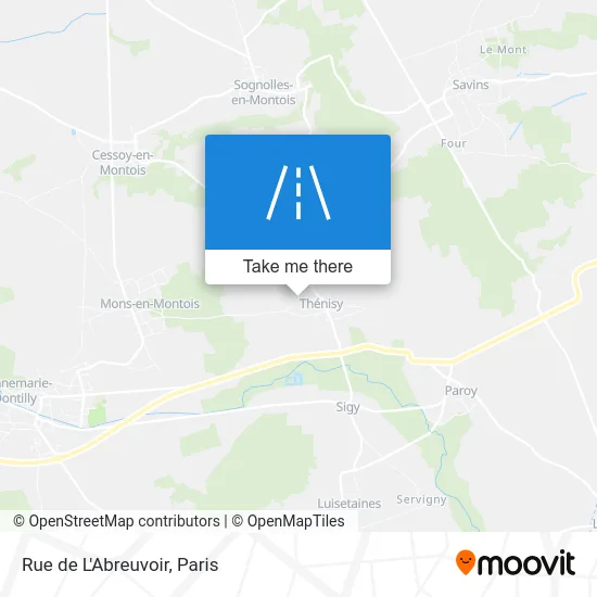 Rue de L'Abreuvoir map