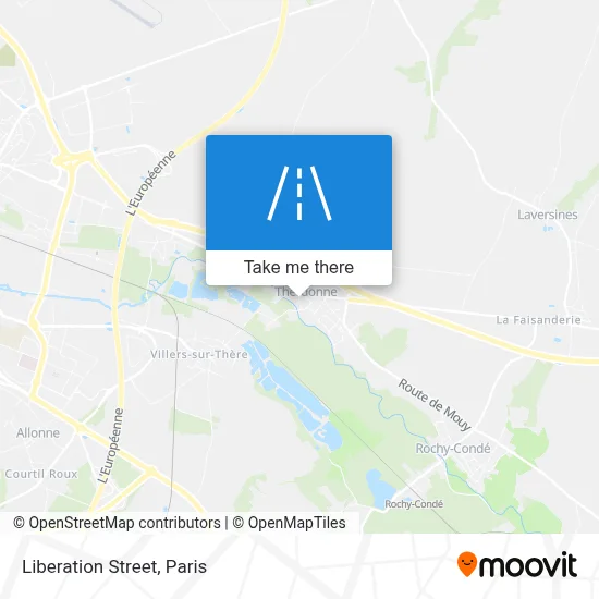 Rue De La Libération map