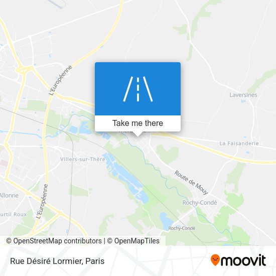 Rue Désiré Lormier map
