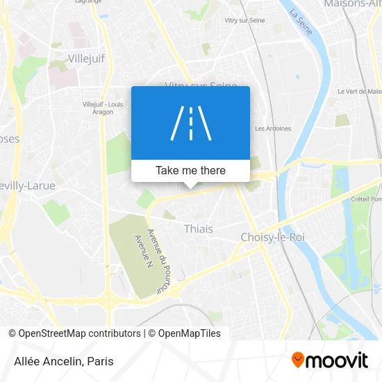 Allée Ancelin map