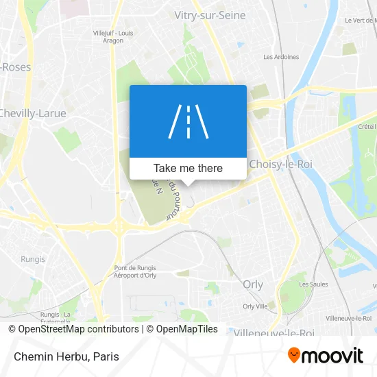 Chemin Herbu map