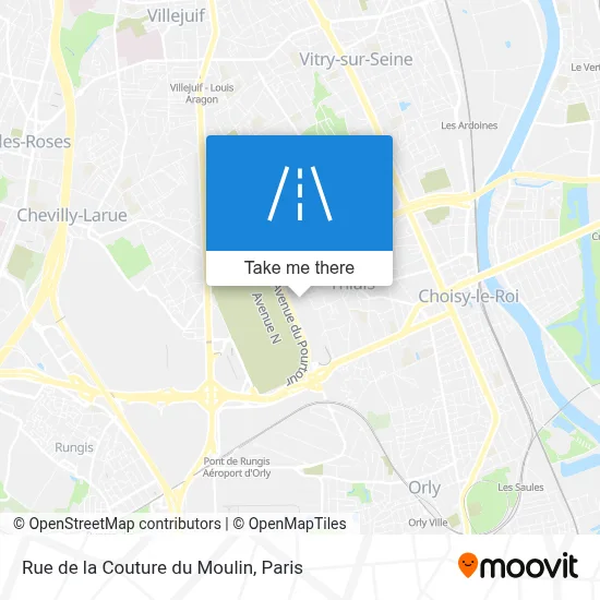 Rue de la Couture du Moulin map