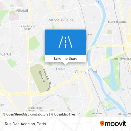 Rue Des Acacias map