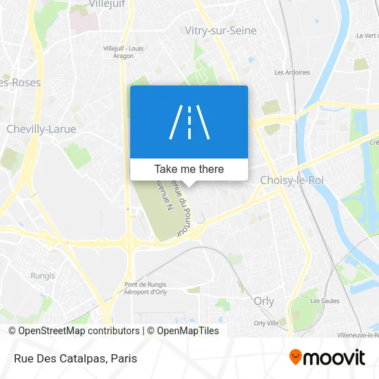 Rue Des Catalpas map