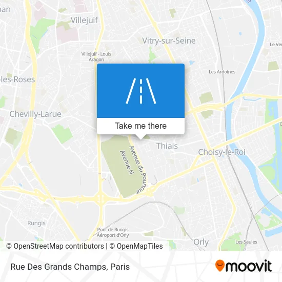 Mapa Rue Des Grands Champs