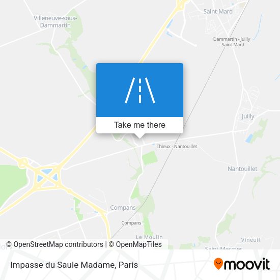 Impasse du Saule Madame map