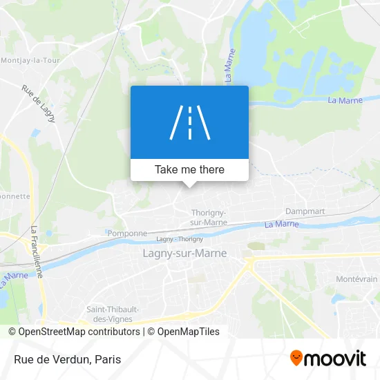 Rue de Verdun map