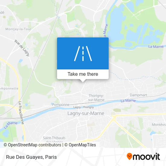 Rue Des Guayes map