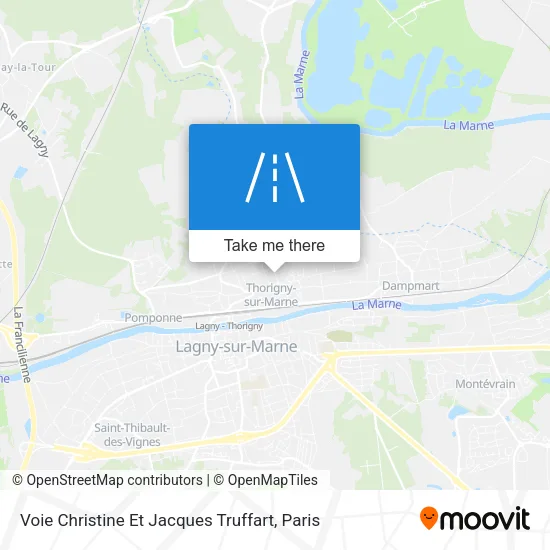 Voie Christine Et Jacques Truffart map