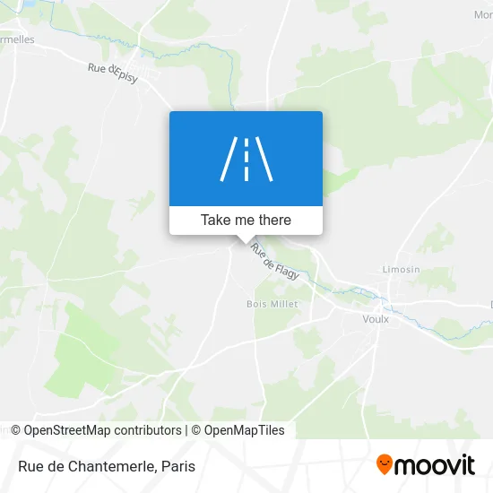 Rue de Chantemerle map