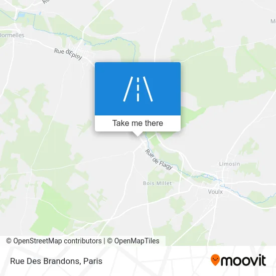 Rue Des Brandons map