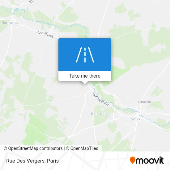 Rue Des Vergers map