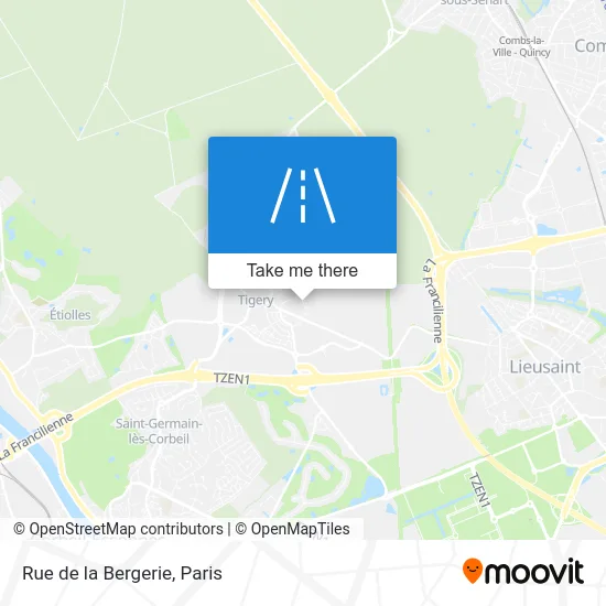 Rue de la Bergerie map