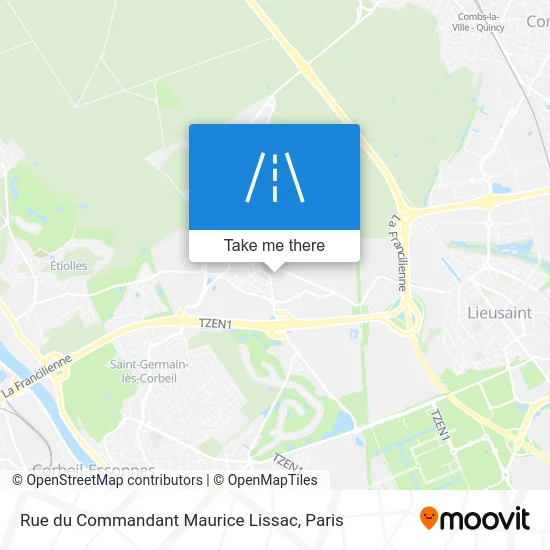 Rue du Commandant Maurice Lissac map