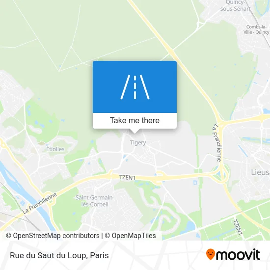 Rue du Saut du Loup map
