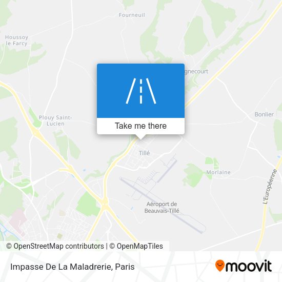 Impasse De La Maladrerie map