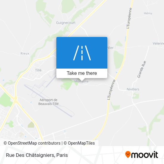 Rue Des Châtaigniers map