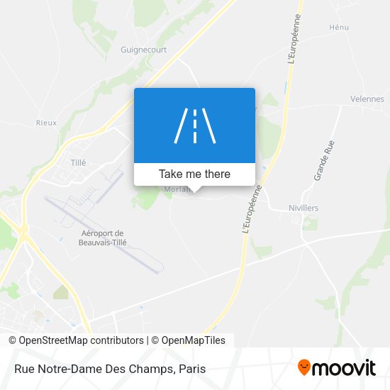 Rue Notre-Dame Des Champs map