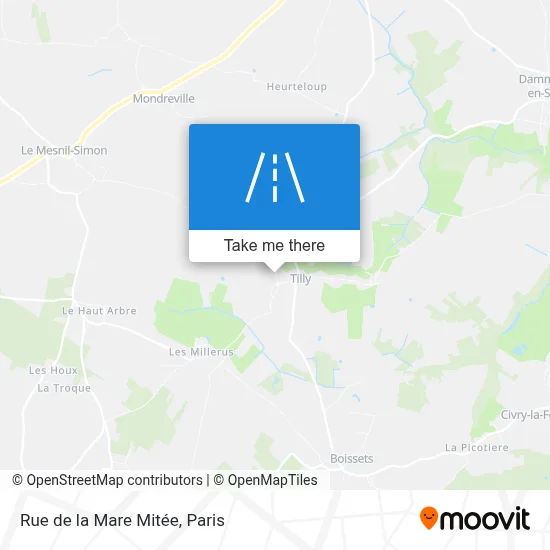 Rue de la Mare Mitée map