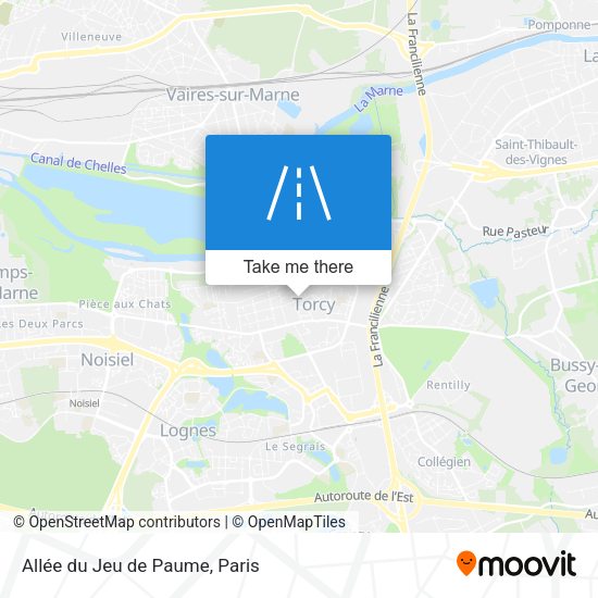Allée du Jeu de Paume map