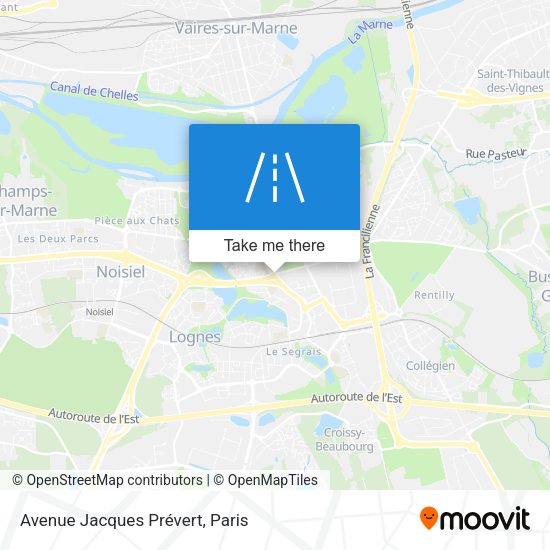 Avenue Jacques Prévert map