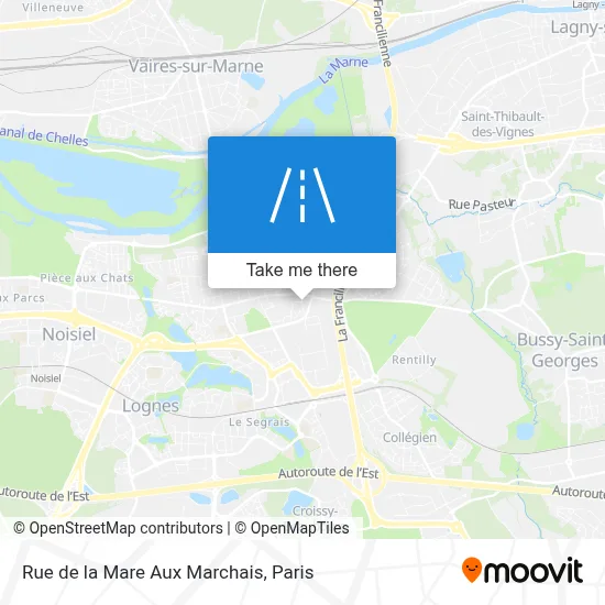 Rue de la Mare Aux Marchais map