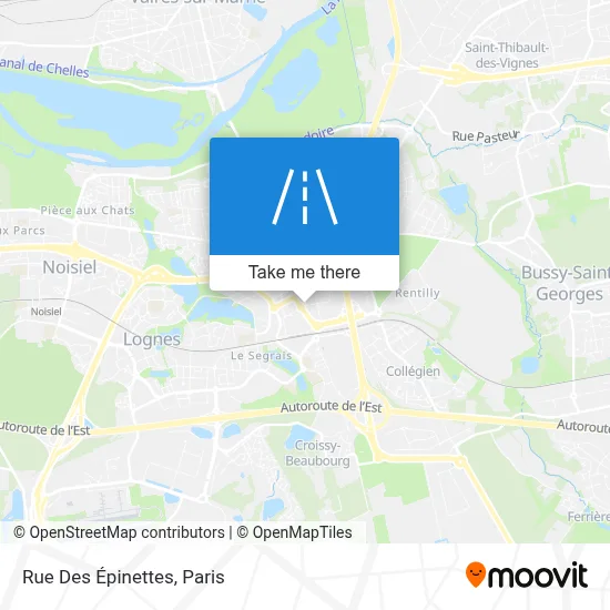 Rue Des Épinettes map