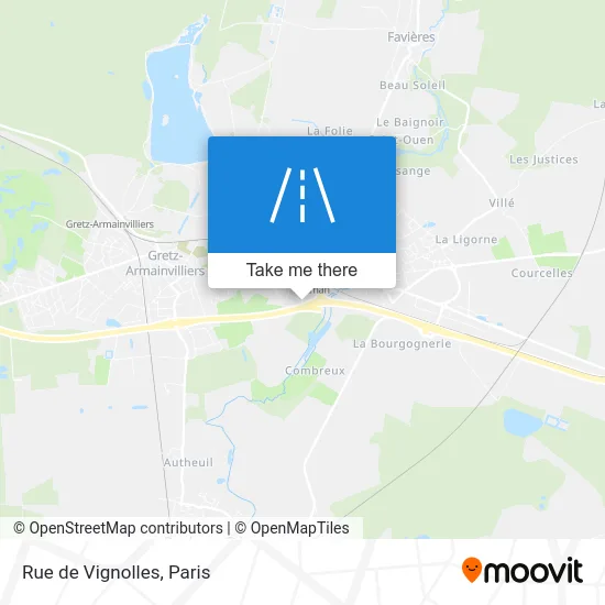 Rue de Vignolles map