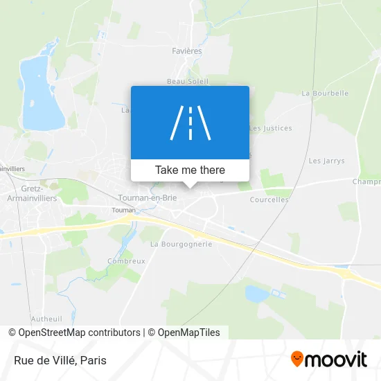 Rue de Villé map