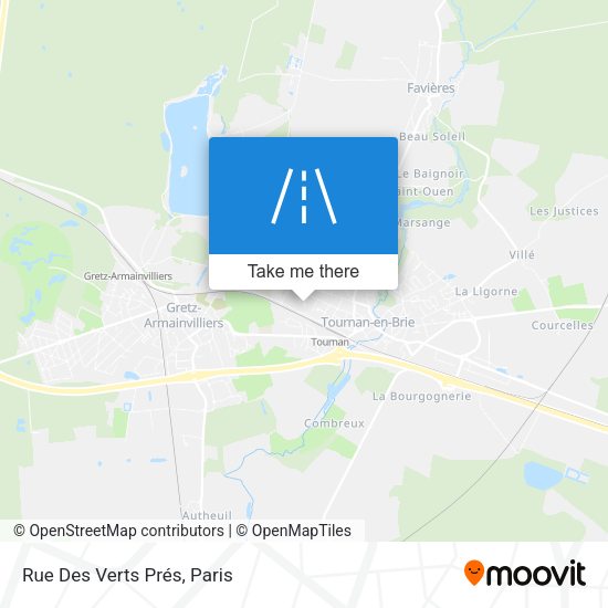 Rue Des Verts Prés map