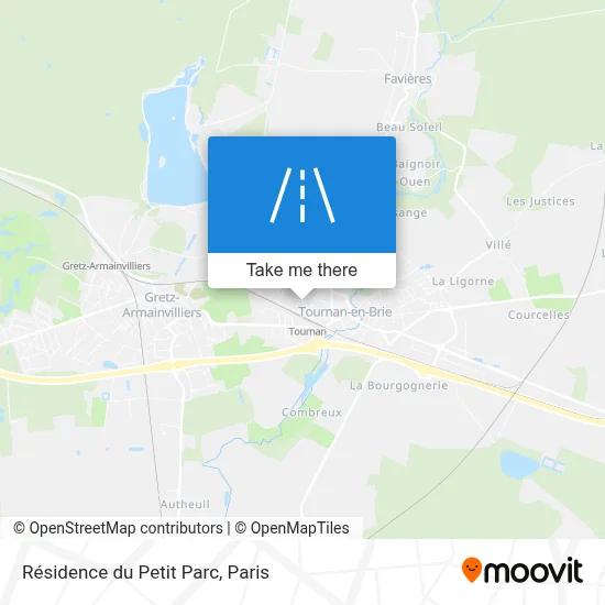 Résidence du Petit Parc map