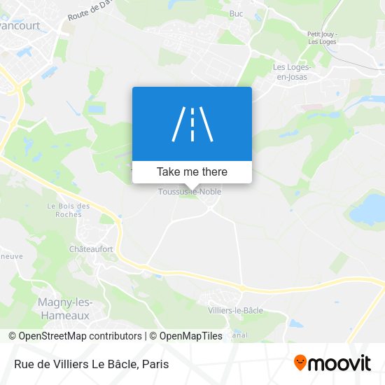 Rue de Villiers Le Bâcle map