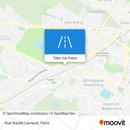 Rue Basile Levraud map