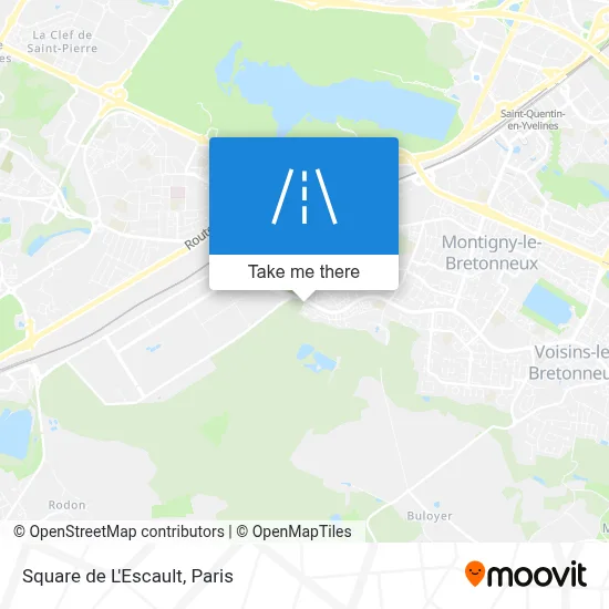 Square de L'Escault map