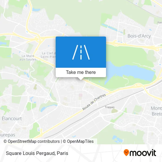 Square Louis Pergaud map