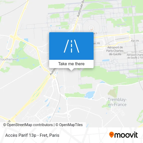 Mapa Accès Parif 13p - Fret