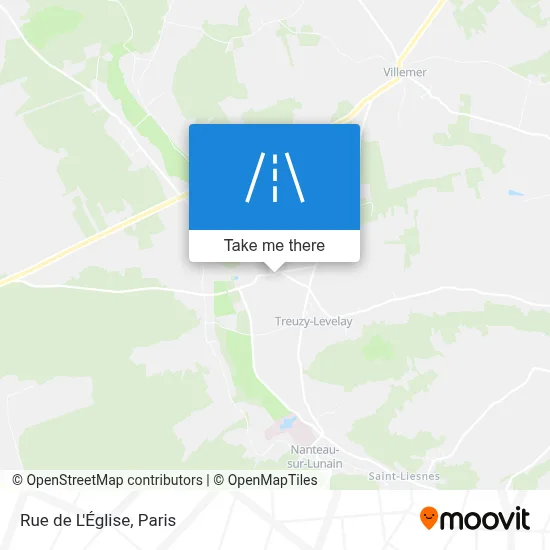 Rue de L'Église map