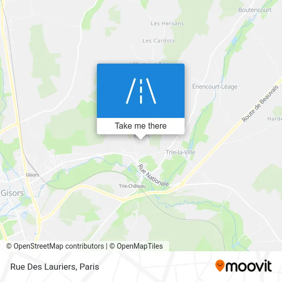 Rue Des Lauriers map