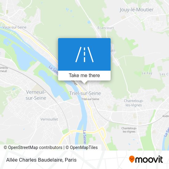 Allée Charles Baudelaire map