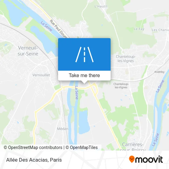 Allée Des Acacias map