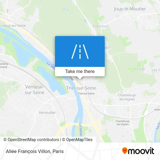 Allée François Villon map