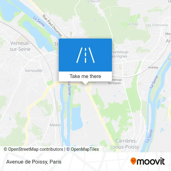 Avenue de Poissy map