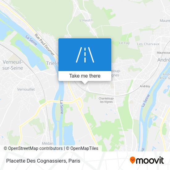 Placette Des Cognassiers map