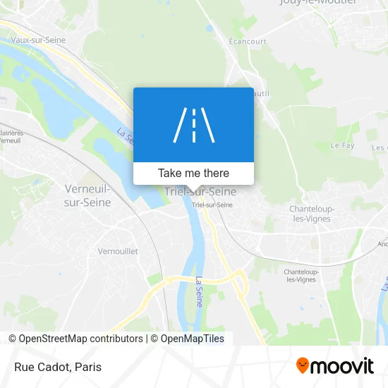 Rue Cadot map